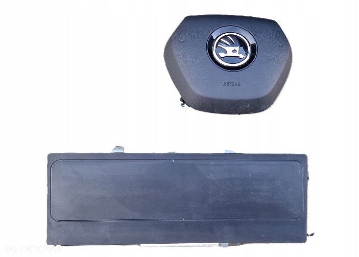 skoda superb iii 3v lift 19-24r deska konsola airbag poduszki pasy oryg - 2