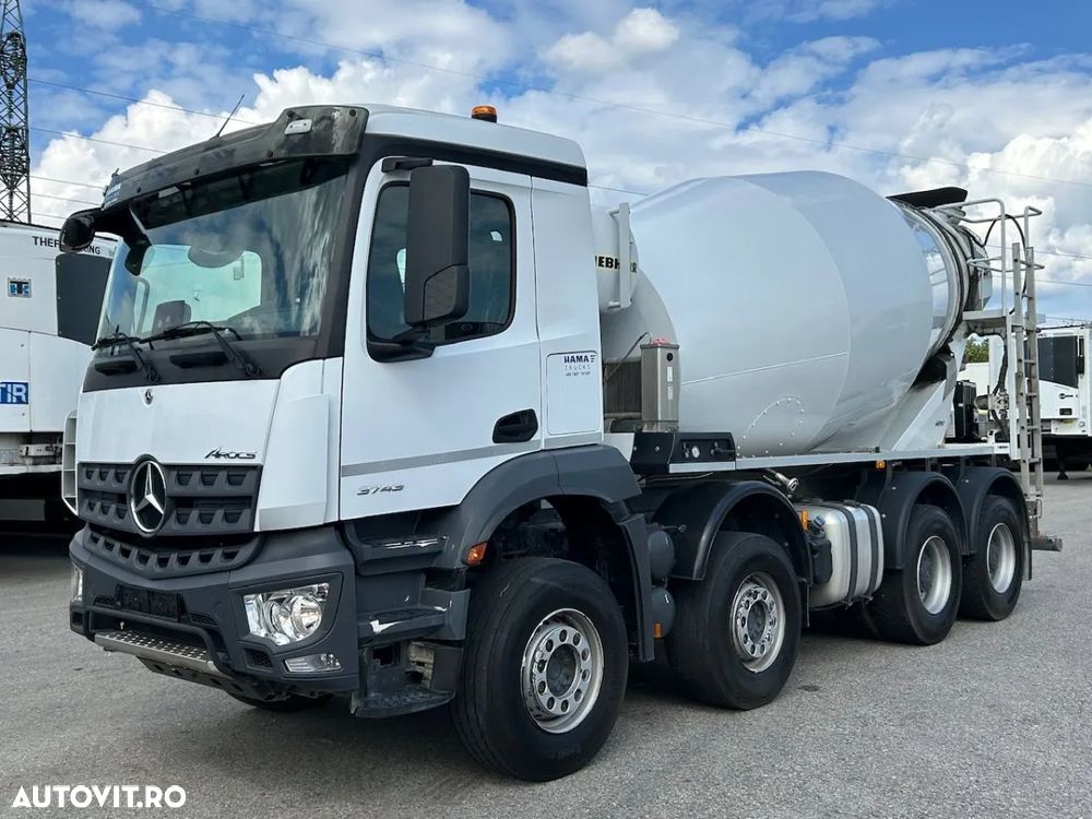 Mercedes-Benz Arocs 3743, Liebherr 9mc, Factura externa