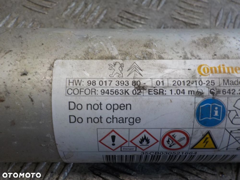 PEUGEOT 308 T9 MODUŁ STEROWNIK KONDENSATOR START STOP 9801739380 - 2