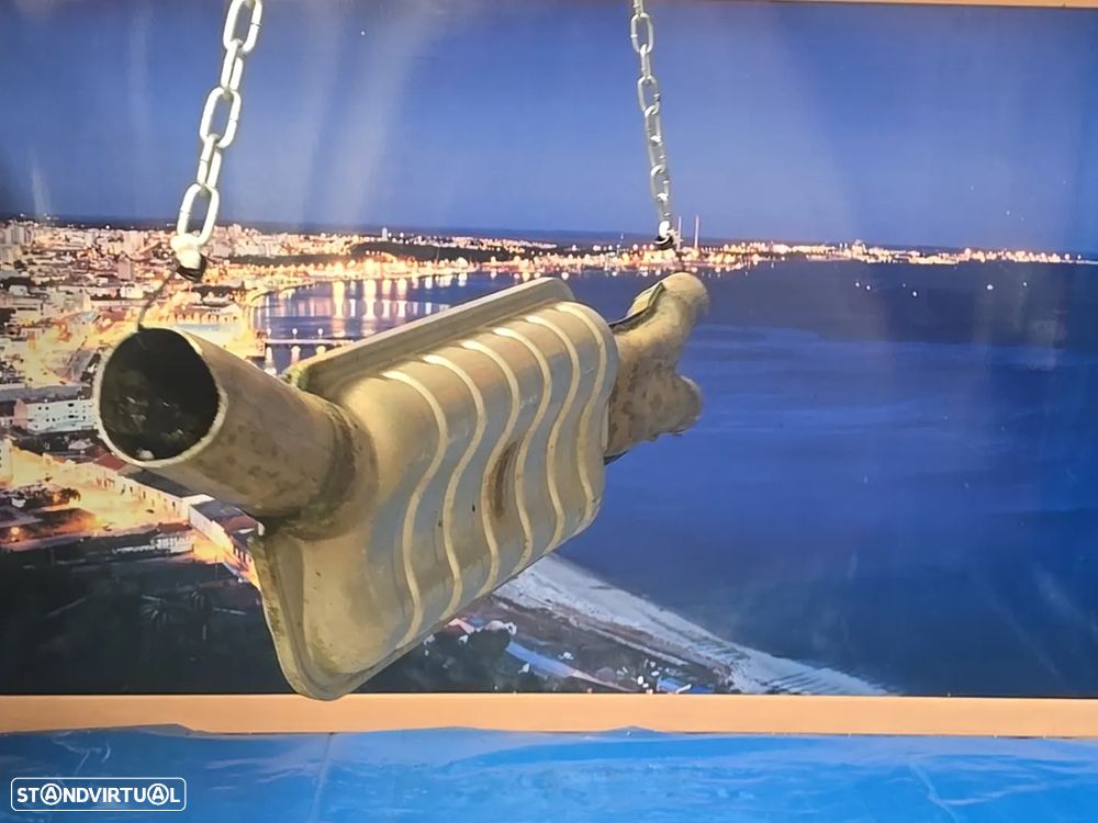 BMW Série 5 E60 E61 525i 530i Gasolina Silencioso  panela de Escape Muffler OEM Original 2003- - 7