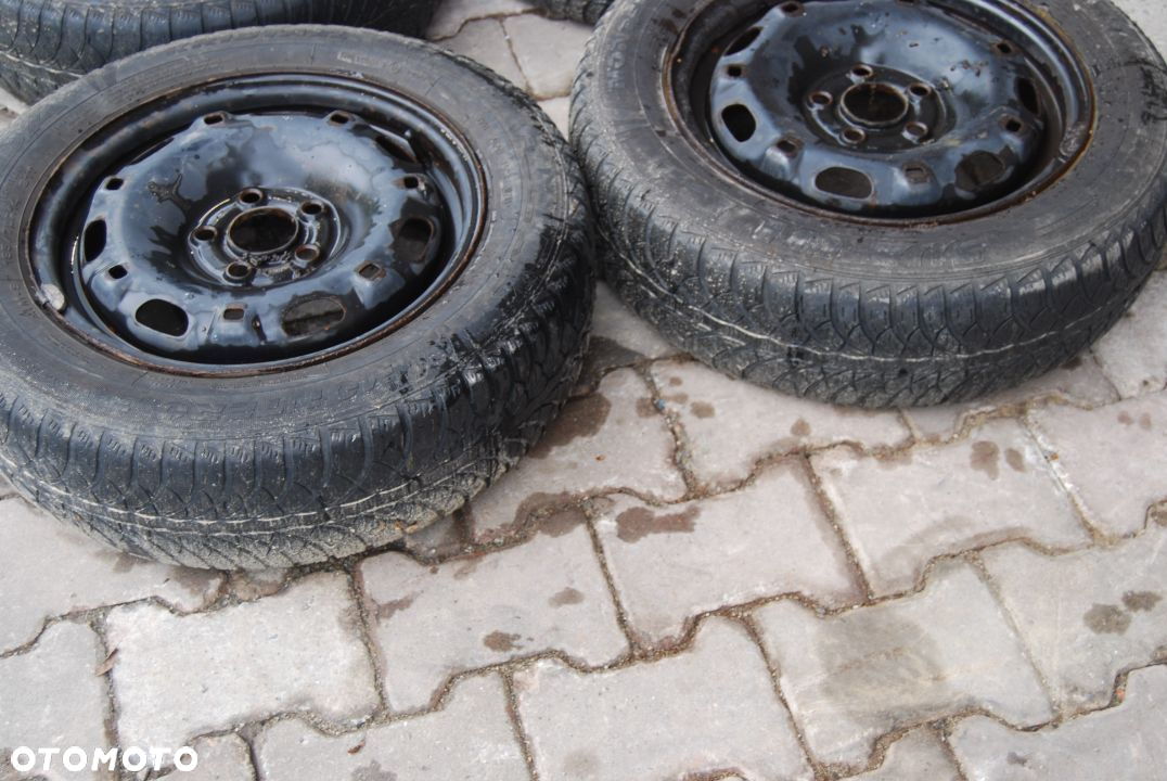 KOŁA FELGI STALOWE + OPONY ZIMOWE 165/70R14 5X100 6Q0601027H ET35 6J VW POLO IV SEAT SKODA 6Q0601027C - 2