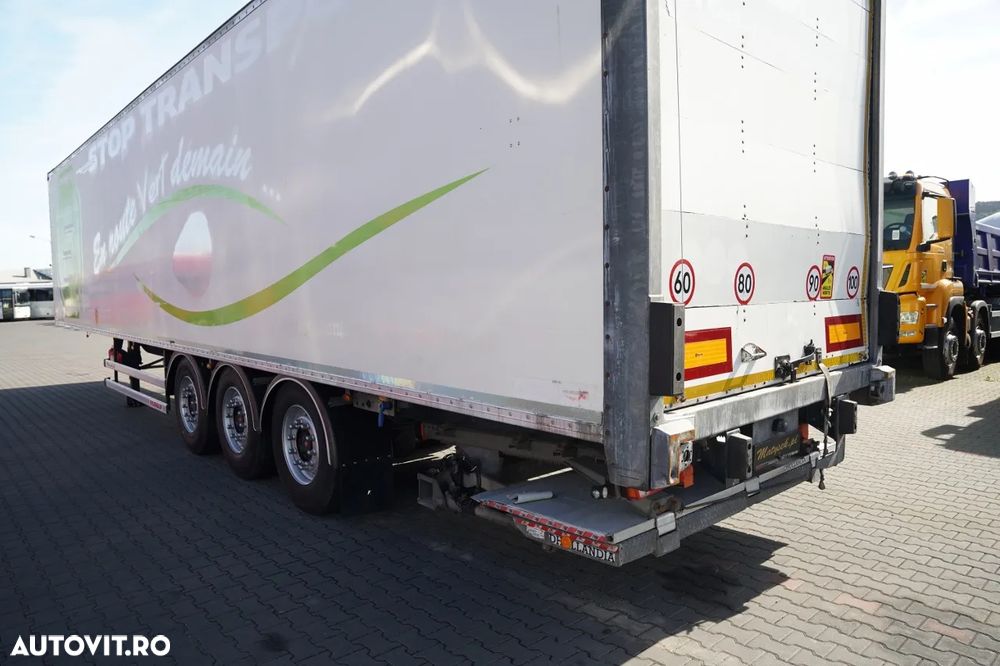 Fruehauf ONTAINER / DHOLLANDIA LIFT / 2x AXE RIDICATIVE / PODEA RESISTENTĂ / SAF / OBLOANĂ RULANTĂ - 11
