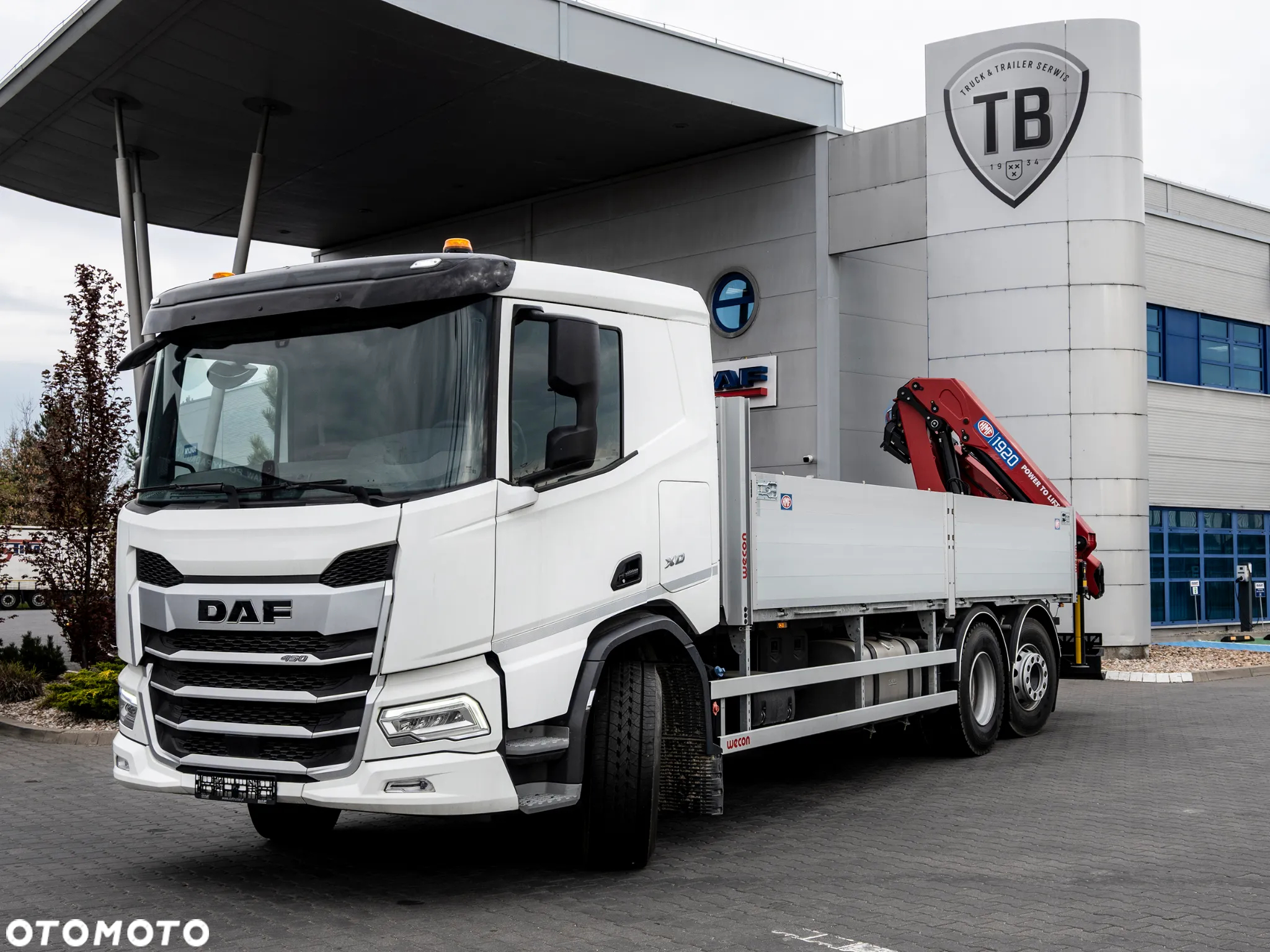 DAF XD 450 FAN 6X2 Zabudowa WESOB ŻURAW HMF - 2
