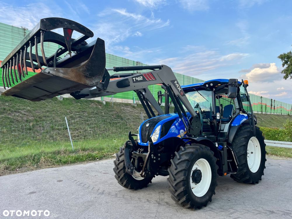 New Holland T6.125s 2019r. //STAN PERFEKCYJNY//ładowacz czołowy MX 412 łyżko krokodyl tur tuz nie t7.165 - 35