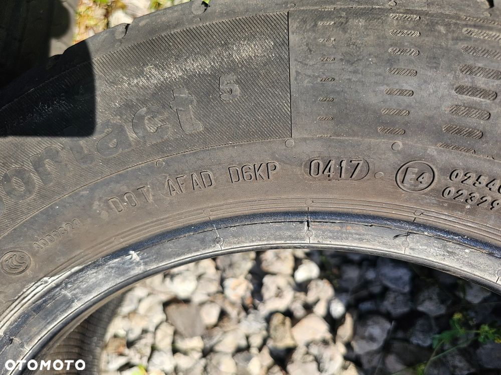 Opony letnie CONTINENTAL 185/65R15 88H CONTIECOCONTACT 5 (4szt.) (2x4,0 2x4,5) (DOT: 4x0417) L900 - 9