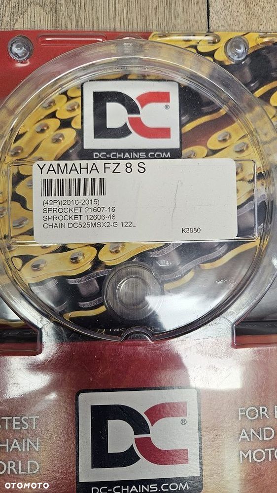 Zestaw napędowy Dyna Chain łańcuch DC525MSX2-G zębatki 16/46 Yamaha FZ8 S - 10