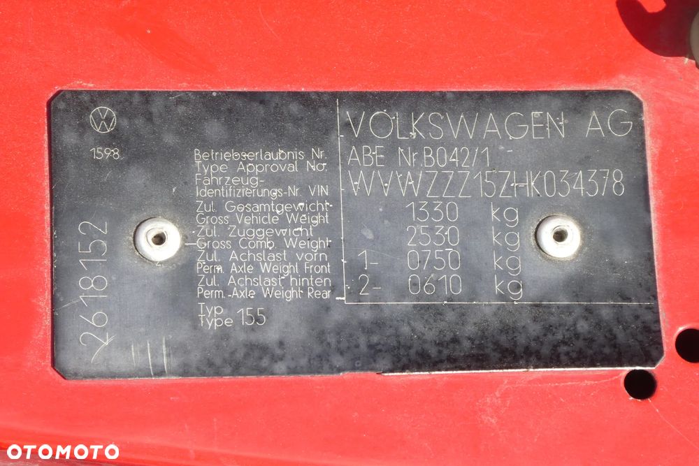 Volkswagen Golf 1.6 Base / C - 20