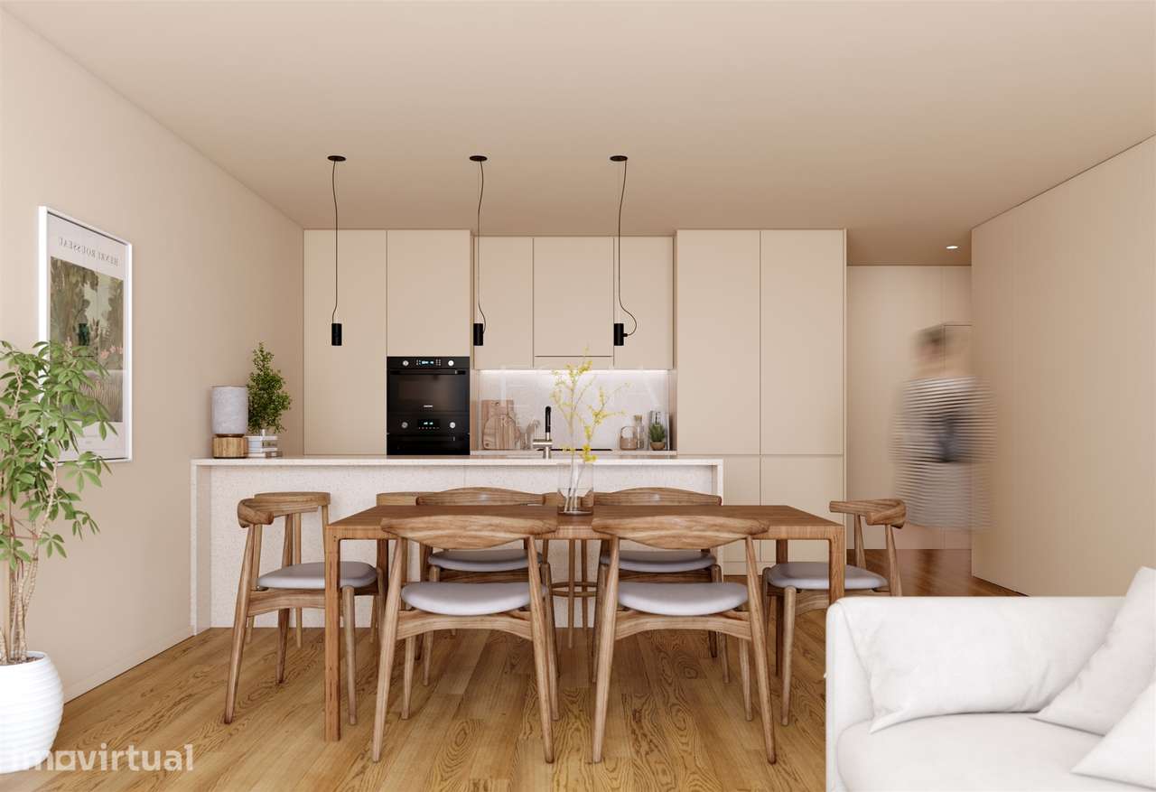 Apartamento T2 Novo em Matosinhos Sul com Varanda - Grande imagem: 5/14