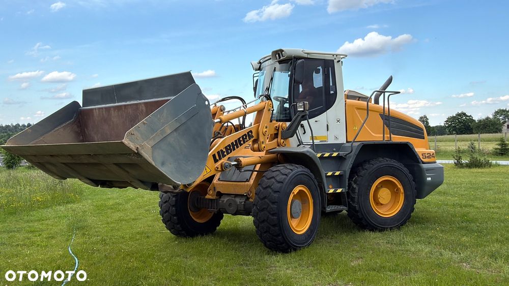 Liebherr Ładowarka Liebherr L524 KLIMA łyżka2,5m3+widły bezAdblue i Dpf szybkozłącze hydr. Cat Caterpillar 924K  924H  930K Volvo L60H / L70H Komatsu WA200-8 WA270-8JCB 426 427 - 1