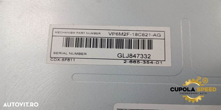 Radio CD 2-665-354-01 jp62mf-18c821-ag Ford Mondeo MK4 [2007 - 2010] - 3