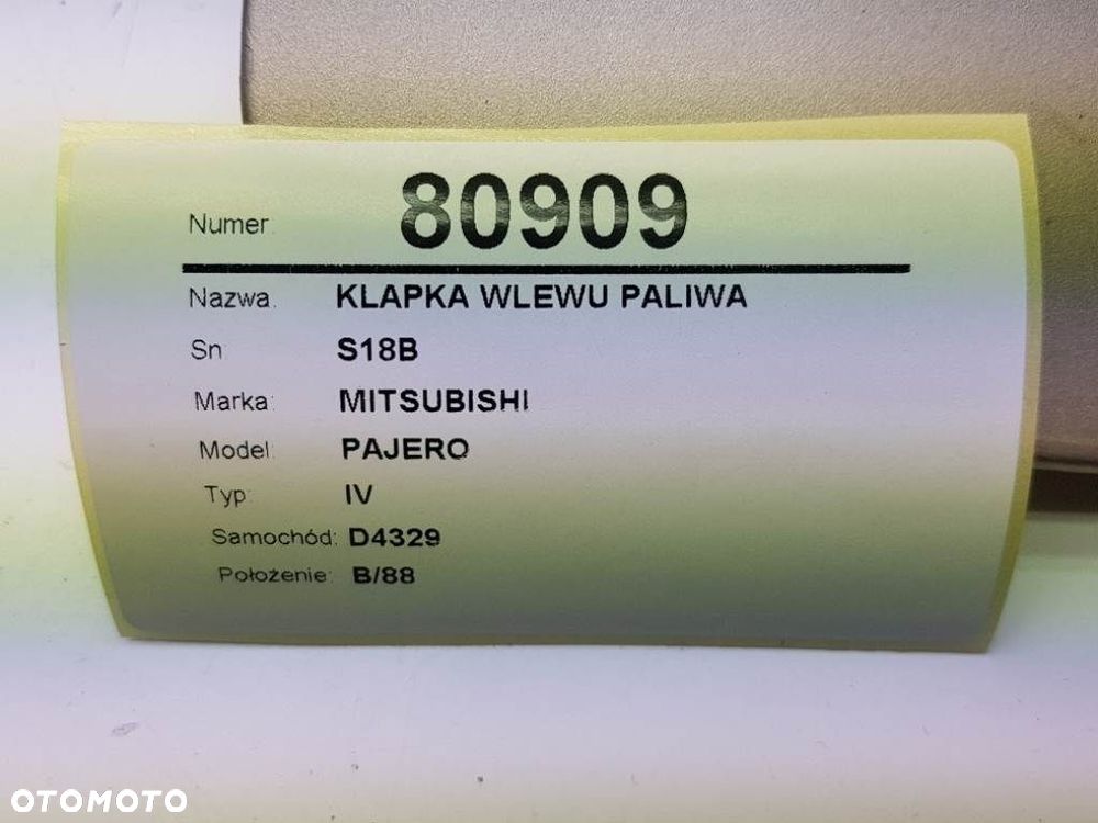 KLAPKA WLEWU PALIWA MITSUBISHI PAJERO IV S18B - 4