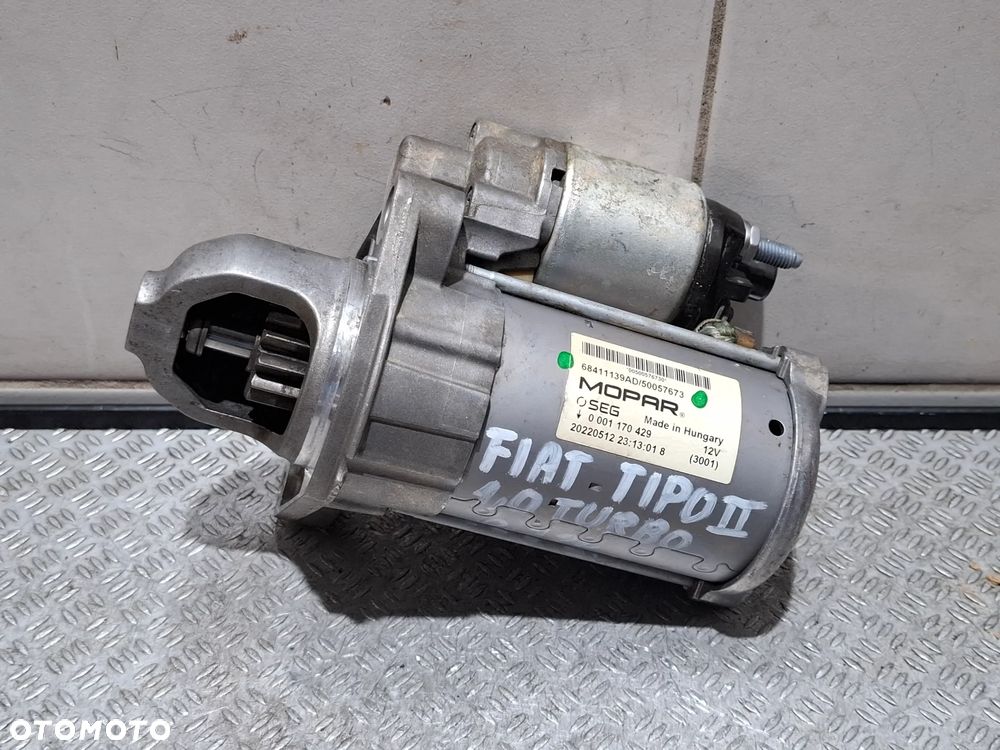 Rozrusznik Fiat Tipo II 2022 rok lift 1,0 T nr 68411139AD - 1