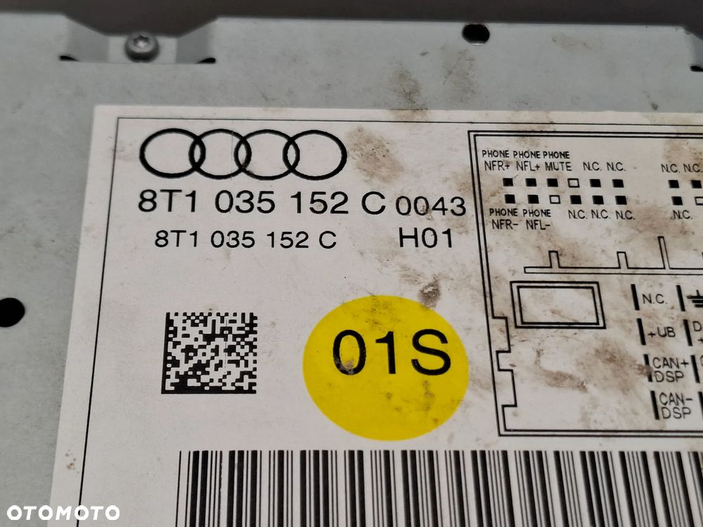 AUDI CHORUS CZYTNIK RADIO A4 B8 A5 8T 8T0035152C SLASK WYSYLKA VAT - 2