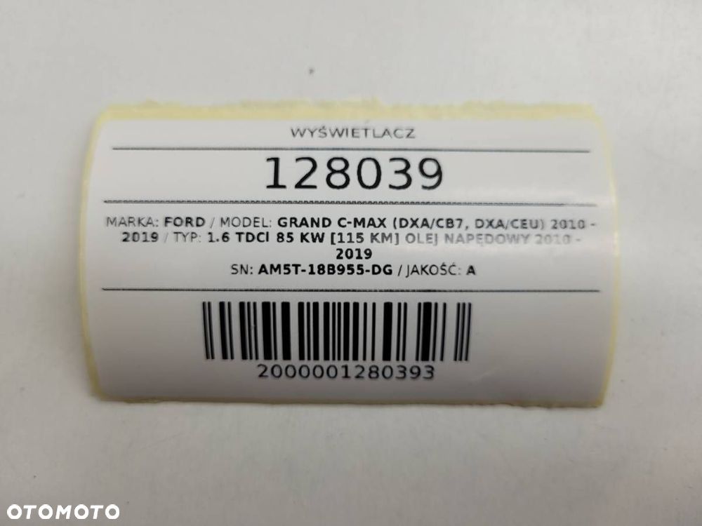 WYŚWIETLACZ EKRAN FORD GRAND C-MAX AM5T-18B955-DG - 13