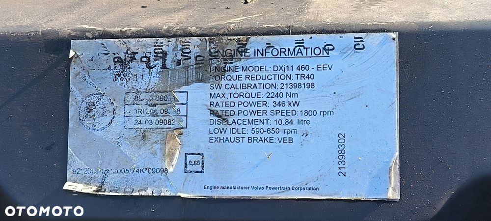 SILNIK KOMPLETNY RENAULT PREMIUM 460 DXI 10021081928 / 12W0358 - 8