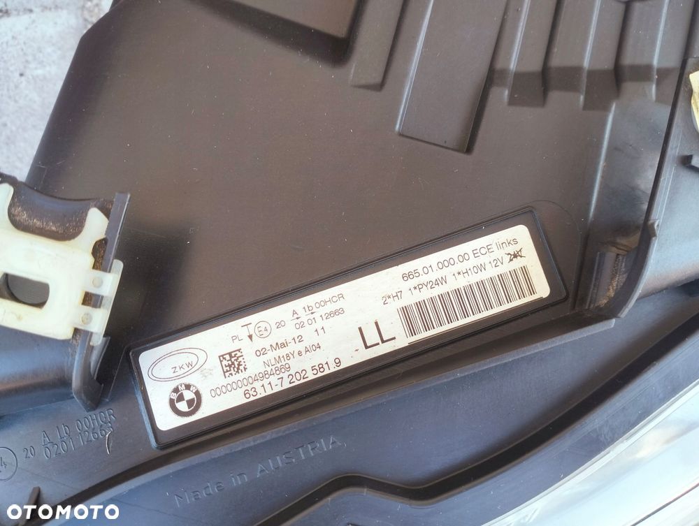 lampa lampy przednia lewa bmw 3 e90 e91 lift lci zwykŁa - 3