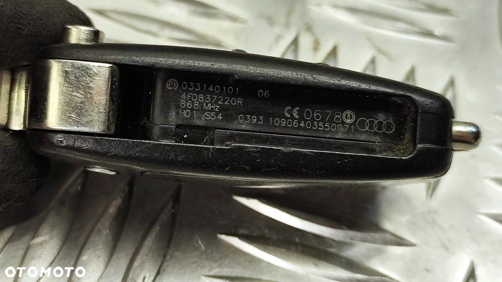 AUDI Q7 4L 05-15R KLUCZYK PILOT 4F0837220R 4F0837220 R - 6