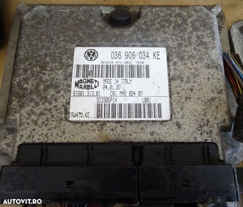 Calculator motor Skoda Fabia 1.4 benzina din 2007 - 1
