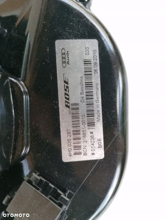 AUDI A6 A7 A8 4H BOSE GŁOSNIKI GŁOSNIK - 5