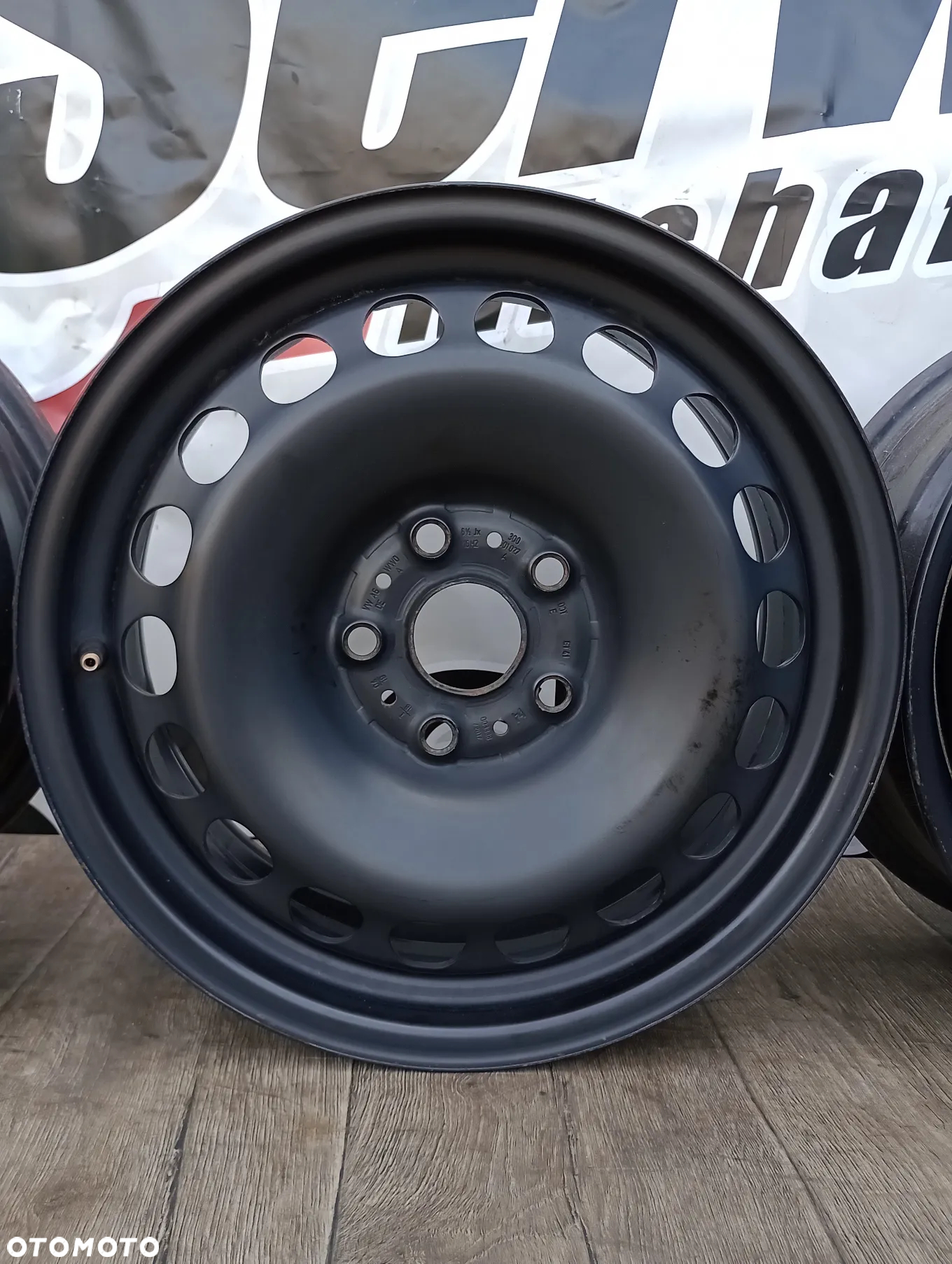 FELGI STALOWE 5x112 R16 6,5J ET41 VW PASSAT T-ROC GOLF JETTA TOURAN SKODA SUPERB KAROQ OCTAVIA - 4