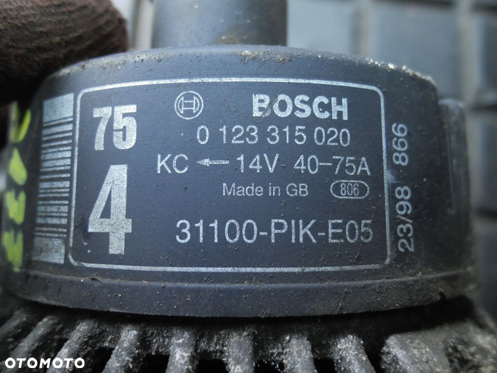 ALTERNATOR BOSCH CIVIC VI 1.4 0123315020 POSIADAM 2 SZT - 3