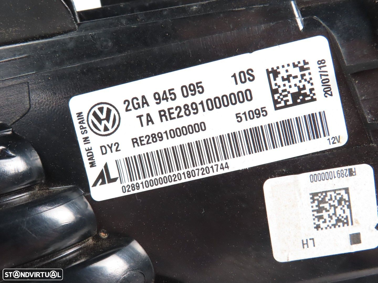 Farolim Esquerdo/Trás Seminovo/ Original VW T-ROC (A11) 2GA945095 - 4