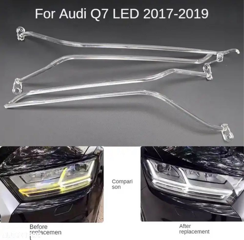 Kit Reparatie Fibra Fibre Far Faruri Lumini De Zi Audi Q7 2017-19 - 1