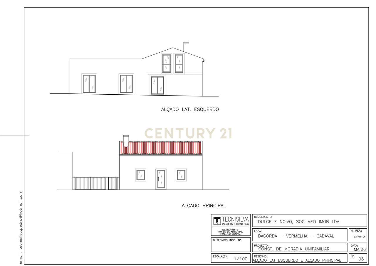 Moradia T2 com projeto aprovado e mezzanine — Dagorda, Cadaval - Grande imagem: 3/6