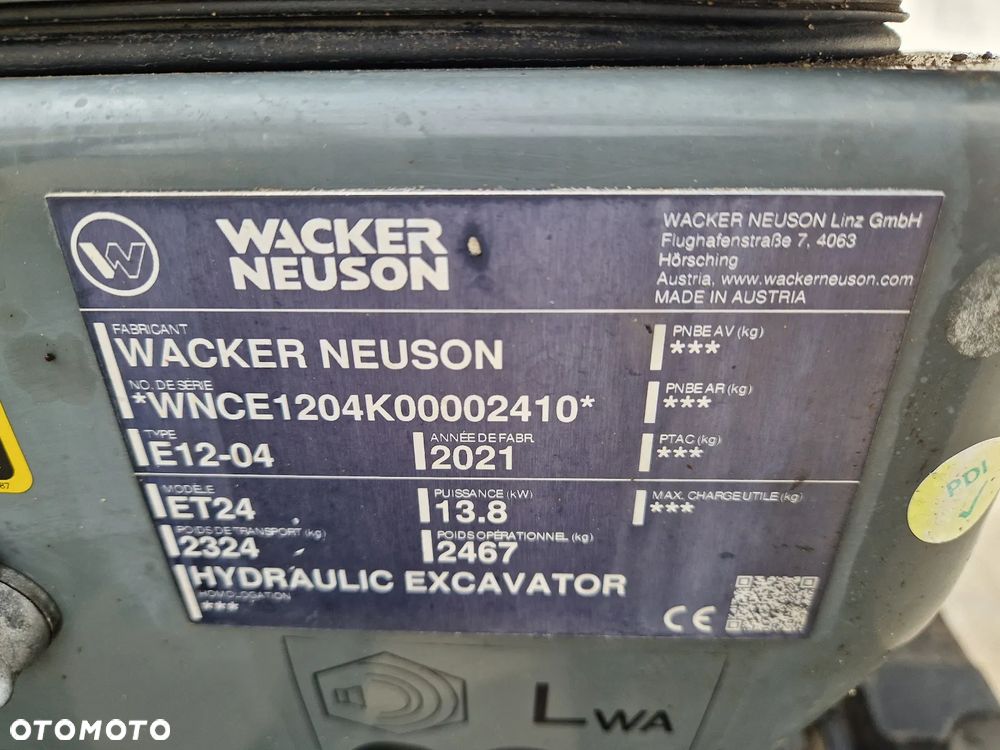 Wacker Neuson ET 24 jak Cat, Kubota, JCB R407 - 8
