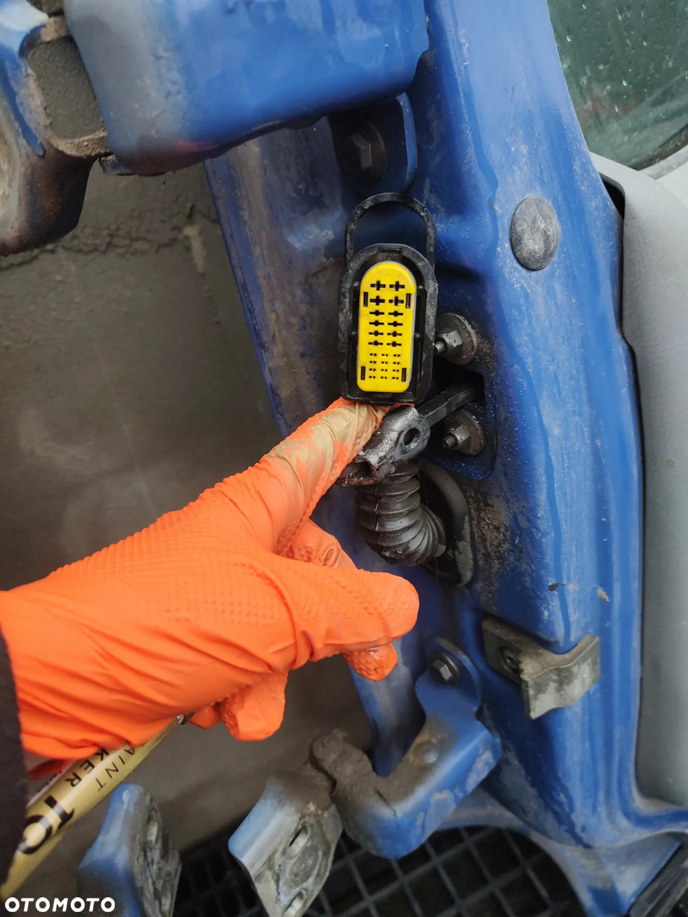 Drzwi prawe lewe Trafić II Vvaro A 01-14r niebieski elektryczne szyby lusterka - 19