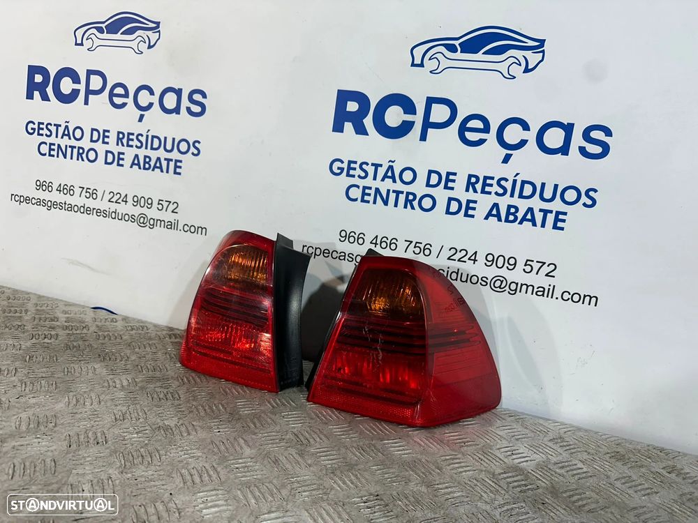 .Farolins Tras Traseiros Originais Esquerdo Direito BMW Serie 3 E91 Carrinha Touring 7160061 7160062 2004 - 2010 - 3
