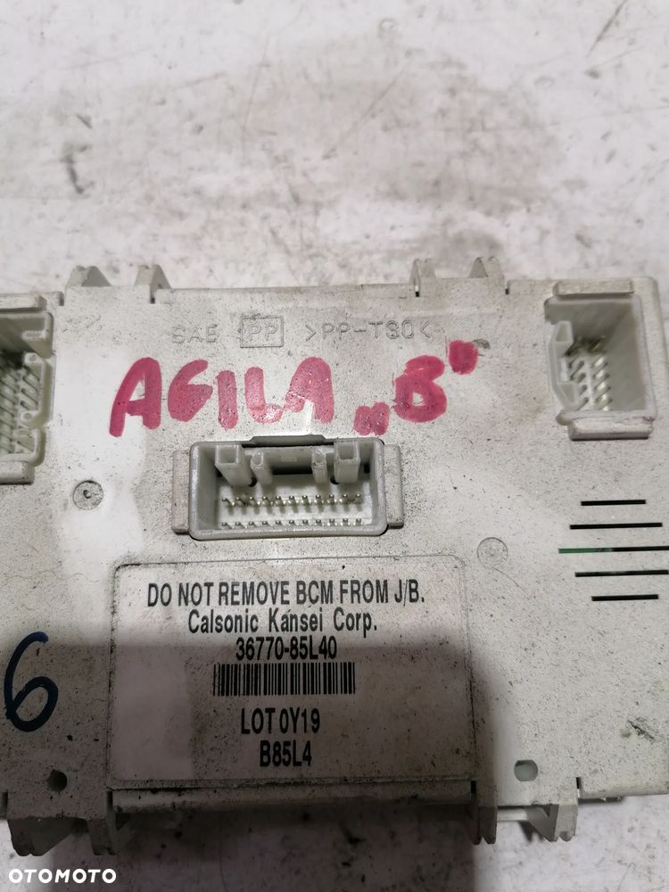 OPEL AGILA B 09r MODUŁ KOMFORTU  3677085L40 - 2