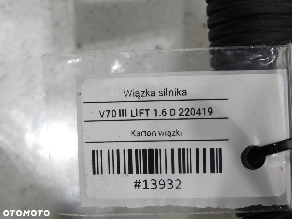 WIĄZKA INSTALACJA SILNIKA VOLVO V70 III 1.6D - 7