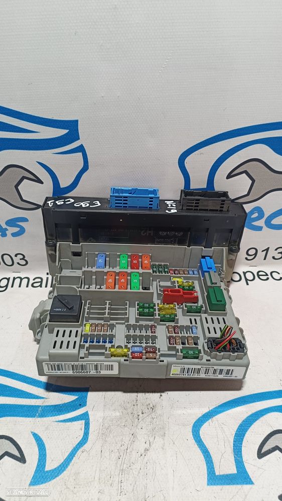 TAMPA CAIXA FUSIVEIS TAMPA PAINEL COMANDO CONTROLO SAM BMW SEIRE 3 E90 6114690660703 61146906607 6906607 690660703 SERIE 3 E91 E92 E93 X1 E84 SERIE 1 E81 E82 E87 E88 - 1