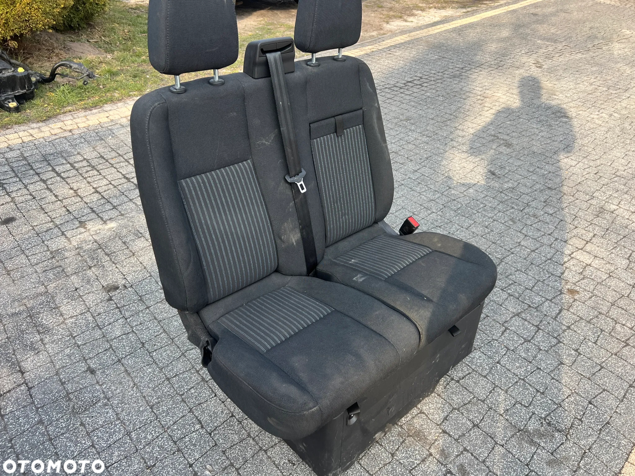KANAPA FOTEL FOTELE ŁAWKA DWÓJKA FORD TRANSIT MK8 PODGRZEWANE - 7