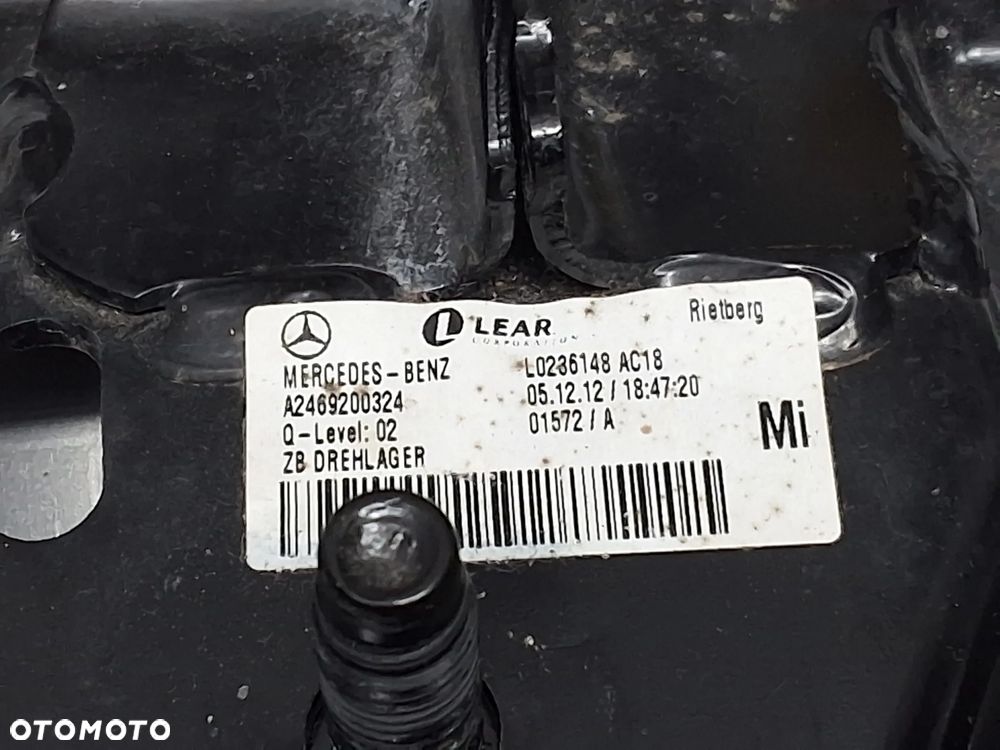 MERCEDES B-KLASA W246 MOCOWANIA TYLNICH FOTELI JAK NA FOTO ZA KOMPLET A246920024  A2469200324. A2469200224 - 10