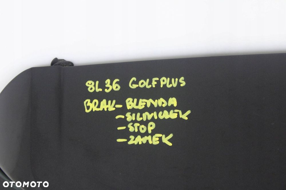 VW GOLF V PLUS 05R- KLAPA BAGAŻNIKA TYŁ TYLNA - 16