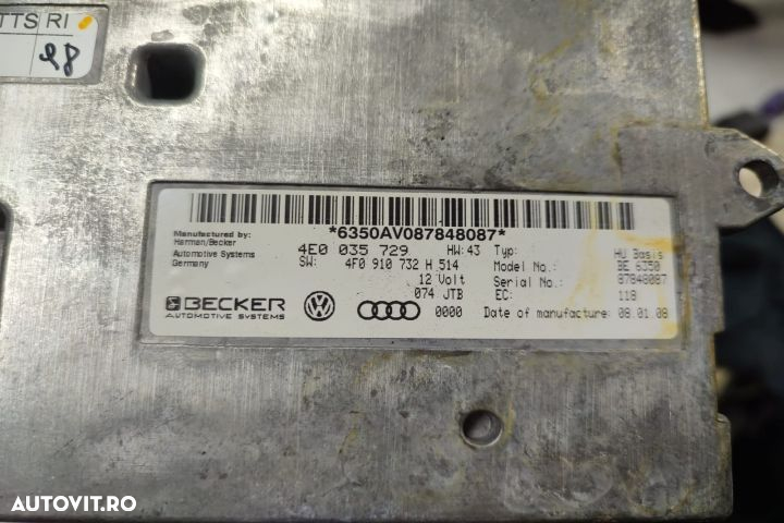 Modul interfata 4e0035729 Audi A8 D3/4E (facelift) seria - 3