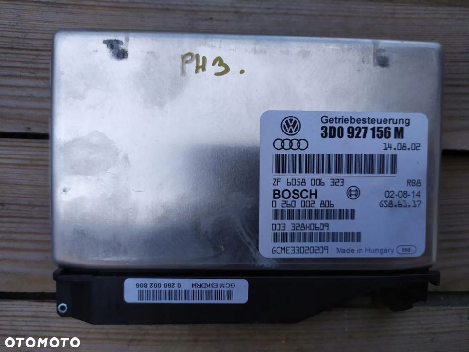 VW PHAETON MODUŁ STEROWNIK SKRZYNI 3D0927156M - 1