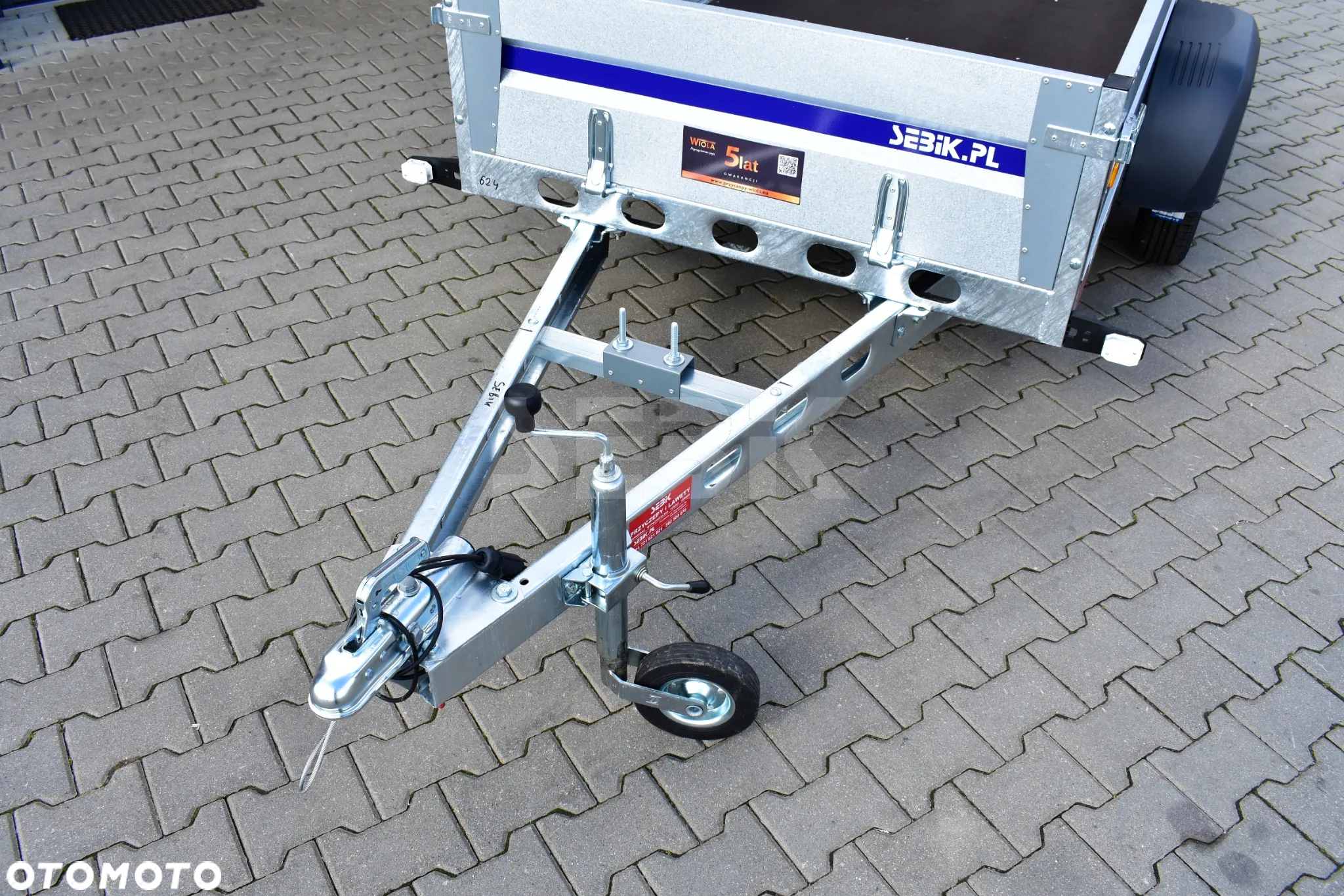 Wiola SUPER MOCNA PRZYCZEPA JEDNOOSIOWA WIOLA Krakus. Lekka do 750 kg. - 9