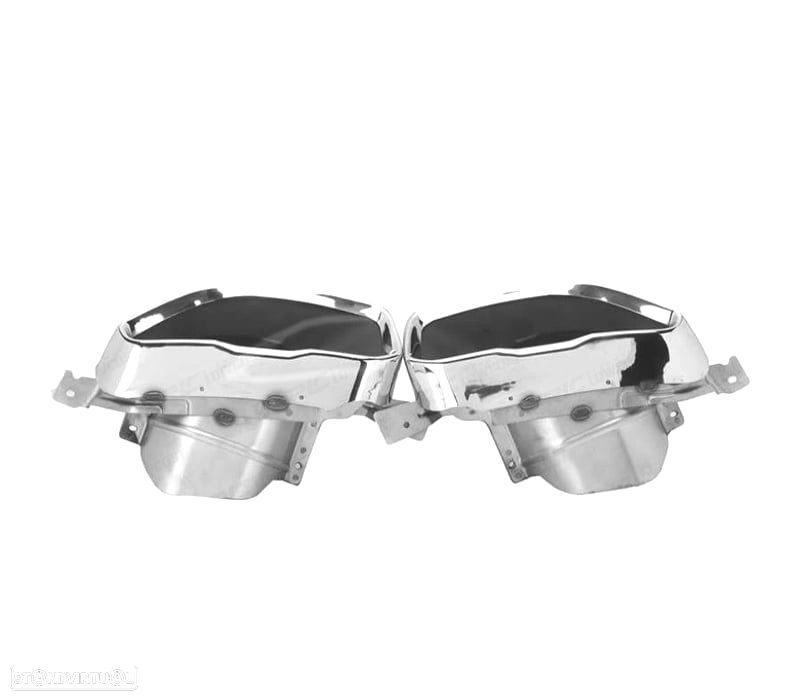 PONTEIRAS DE ESCAPE BMW G20 G21 19- LOOK M PERFORMANCE PRATEADAS - 2