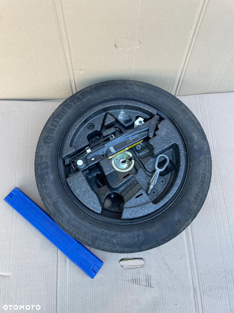bmw e60 e61 koło zapasowe felga dojazdowa 17 lewarek komplet - 1
