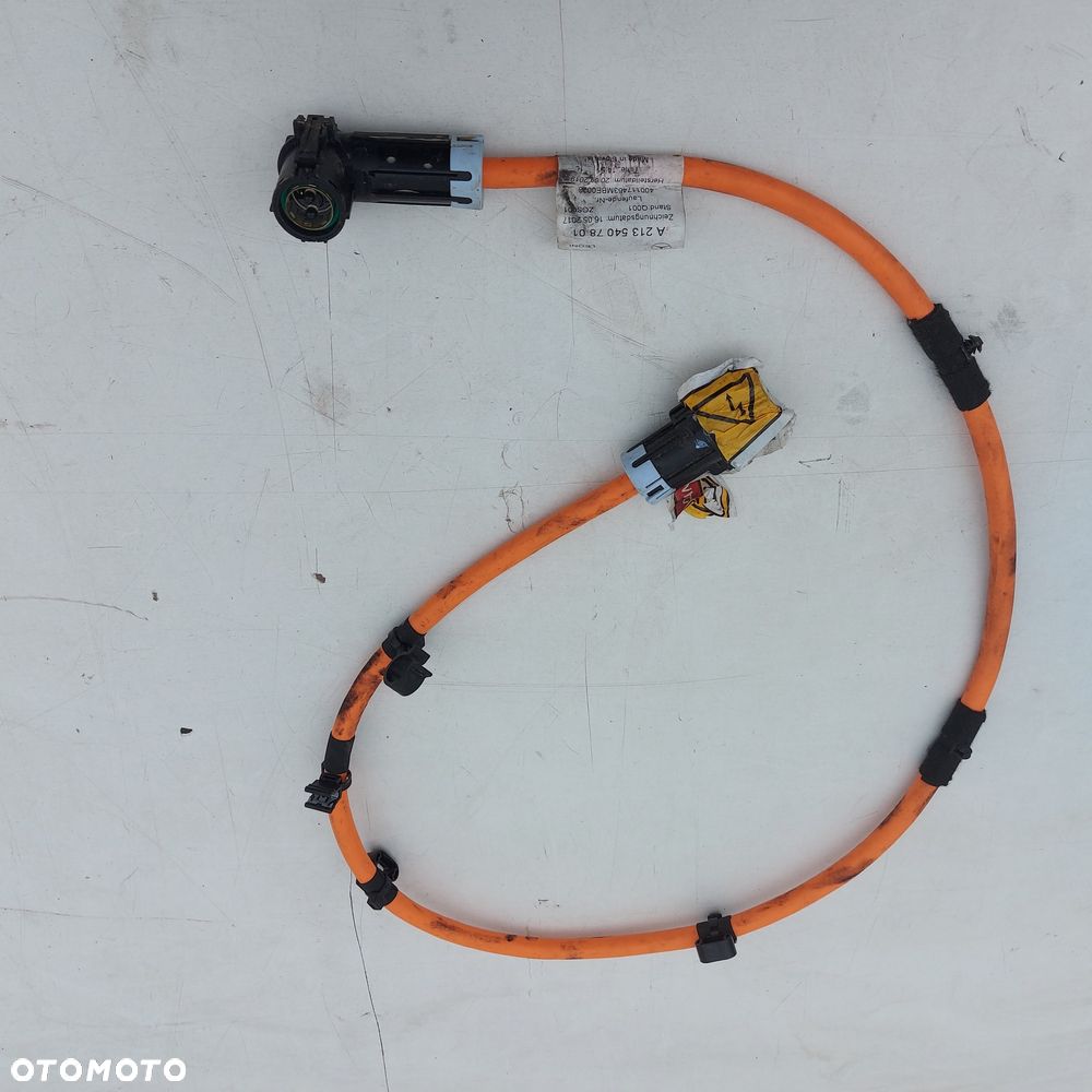 WIAZKA PRZEWODOW KABEL HYBRYDA HYBRID MERCEDES E W213 ORYGINAL DEMONTAZ 2135407398 2135407801 - 1