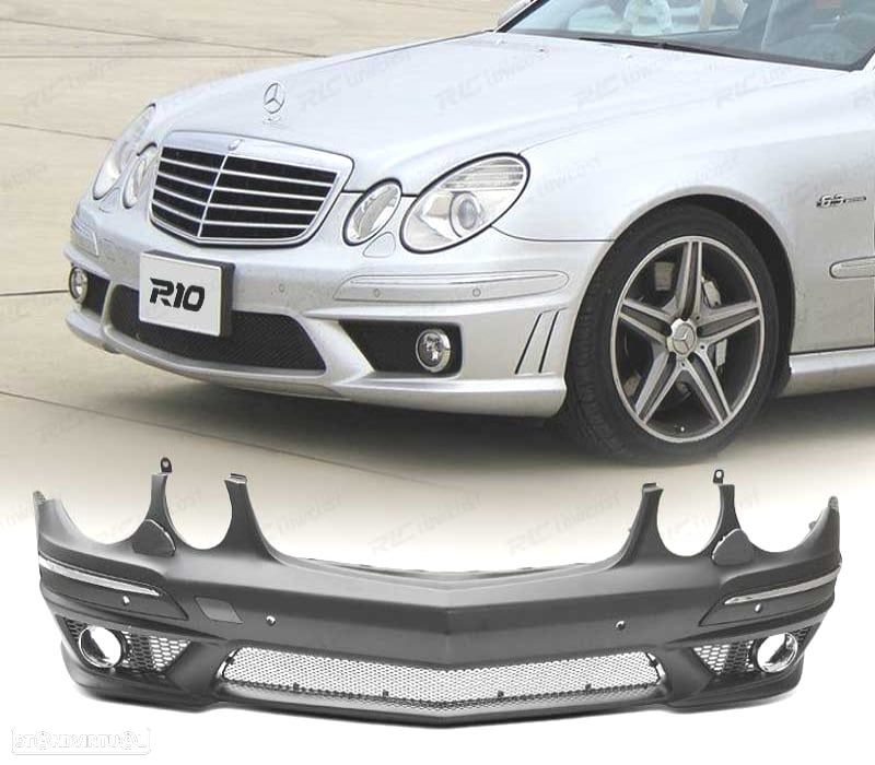 PÁRA-CHOQUES FRONTAL MERCEDES W211 LOOK AMG 06-09 PDC - 1