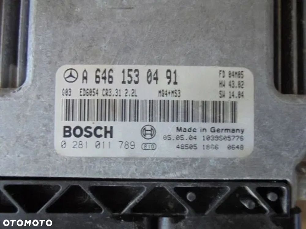 VITO W639 2.2 CDI STEROWNIK SILNIKA A6461530491 - 2