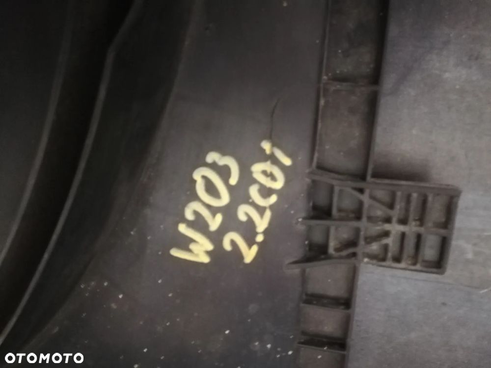 Mercedes W203 2.2CDI komplet chłodnic wentylator A2035001593 - 2