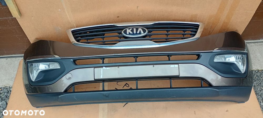 Zderzak przód przedni kompletny grill halogeny KIA Sportage III 3 D5 - 1