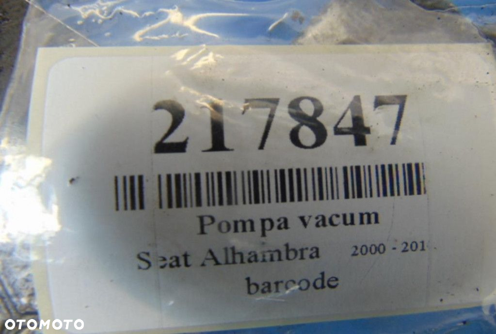 SEAT ALHAMBRA 1.99D POMPA VACUM - 8
