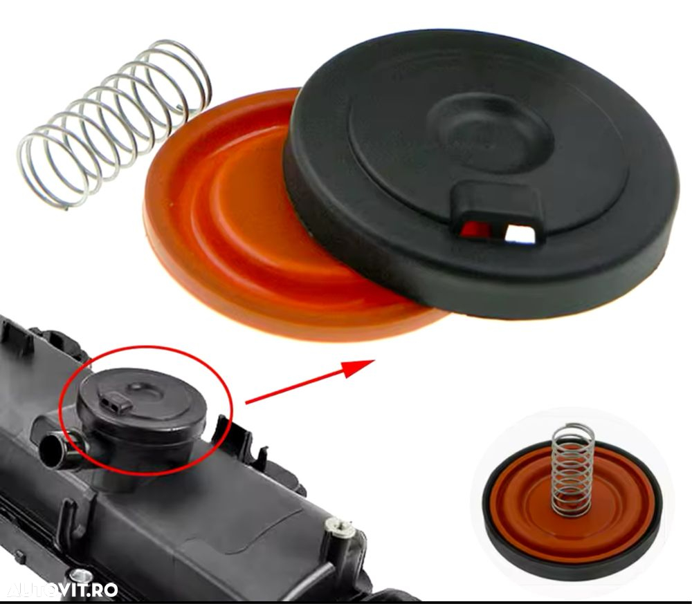 Membrana PCV Valva Supapa Capac Culbutori Tacheti Peugeot Ford 2.0 D - 2