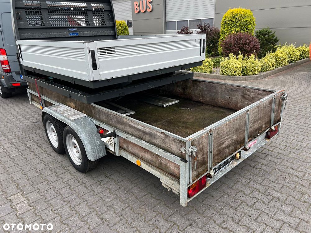 Humbaur HIRTH AT 2000 PRZYCZEPA DWUOSIOWA BURTOWA NISKOPODŁOGOWA - 4